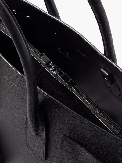 Saint Laurent Sac De Jour Large Full-grain Leather Tote Bag In Black