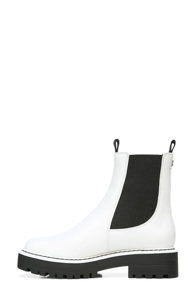 Shop Sam Edelman Laguna Waterproof Chelsea Boot In Bright White Leather