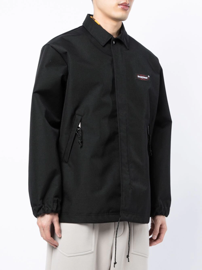 Shop Undercover X Eastpak Long-sleeve Shirt Jacket In Schwarz