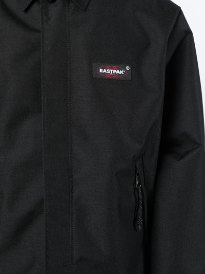 Shop Undercover X Eastpak Long-sleeve Shirt Jacket In Schwarz