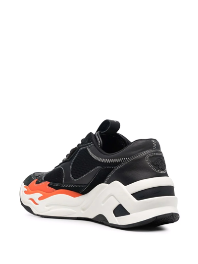Shop Just Cavalli P1thon Chunky Sneakers In Schwarz