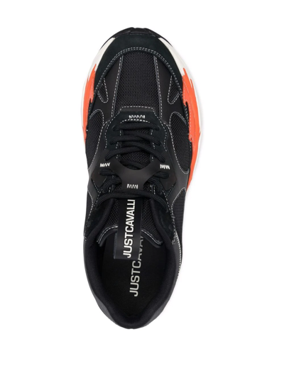 Shop Just Cavalli P1thon Chunky Sneakers In Schwarz