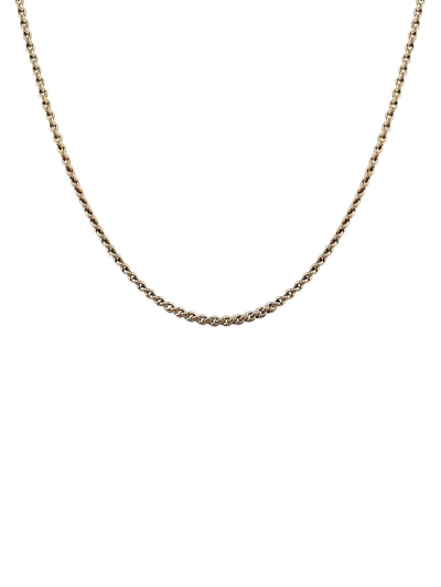 Pre-owned Pragnell Vintage Victorian 18kt Yellow Gold Muff Chain Necklace