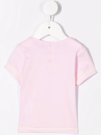 Shop Billieblush Graphic-print Short-sleeved T-shirt In Pink