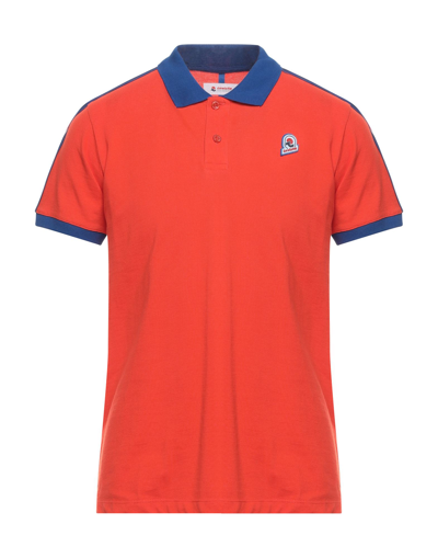Shop Invicta Man Polo Shirt Orange Size S Cotton