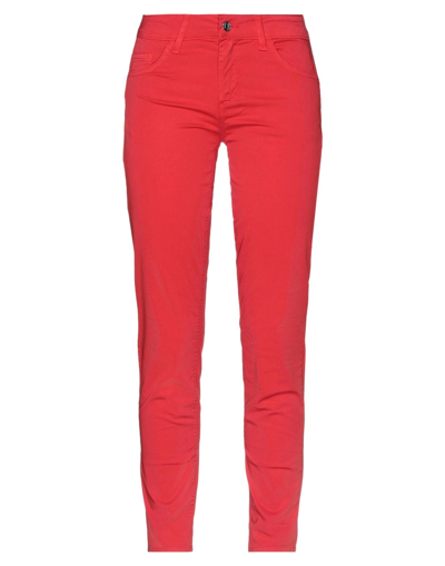 Shop Liu •jo Pants In Red