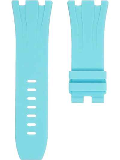 Shop Horus Watch Straps 44mm Audemars Piguet Royal Oak Watch Strap In Blue