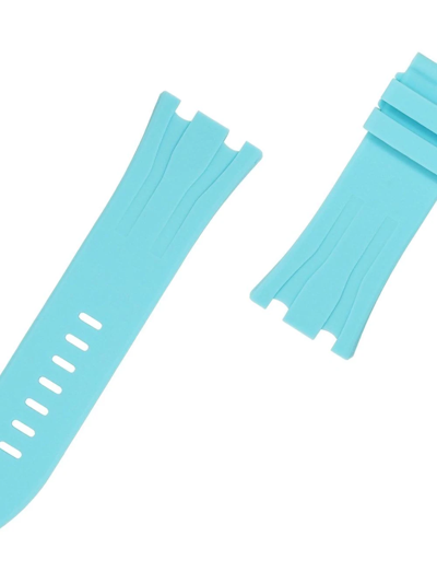 Shop Horus Watch Straps 44mm Audemars Piguet Royal Oak Watch Strap In Blue