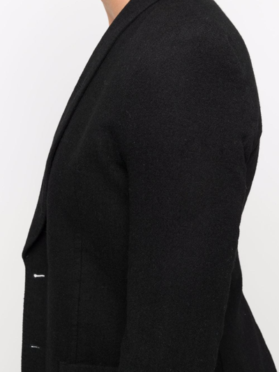 Pre-owned Maison Margiela 披肩领单排扣西装夹克（2000年代典藏款） In Black