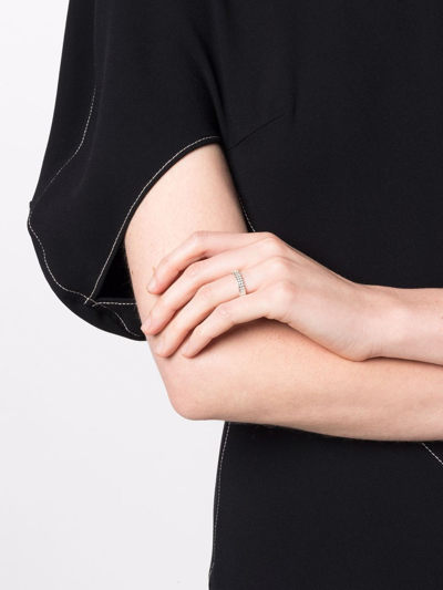 Wouters & Hendrix Chain-texture Band Ring In Silver