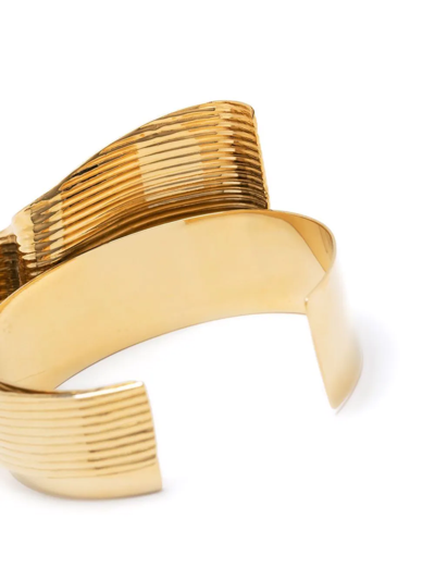 Shop Wouters & Hendrix Wave Cuff Bracelet In Gold