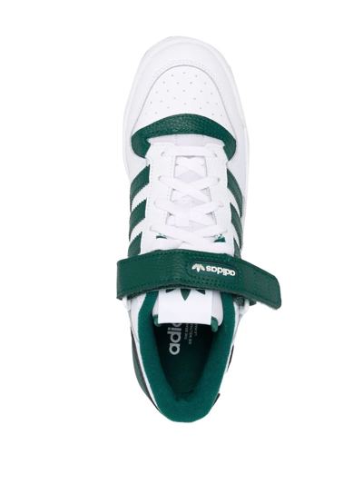 Shop Adidas Originals Forum Low Lace-up Sneakers In White