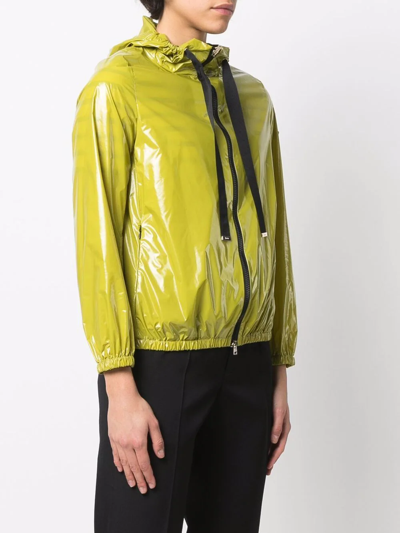 Herno Zip-fastening Hooded Jacket In Green