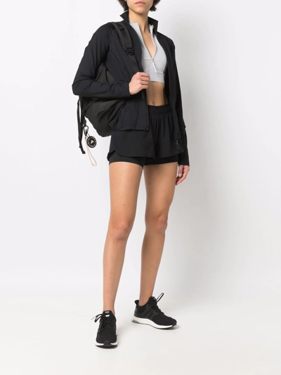 Adidas By Stella Mccartney Zip-front Sports Bra In Grey | ModeSens