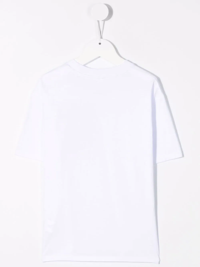 Shop Stella Mccartney Graphic-print Patch-pocket T-shirt In White