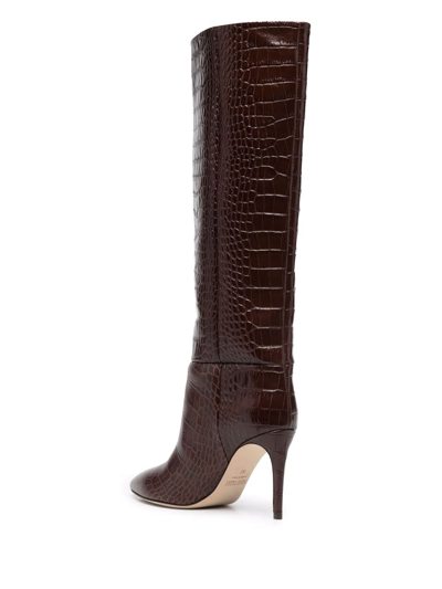 Shop Paris Texas Stiletto 85 Boots In Brown