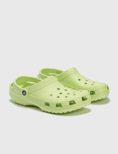 Shop Crocs Classic Clog In Green