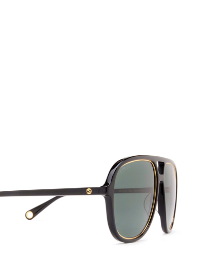 Shop Gucci Eyewear Sunglasses In Black