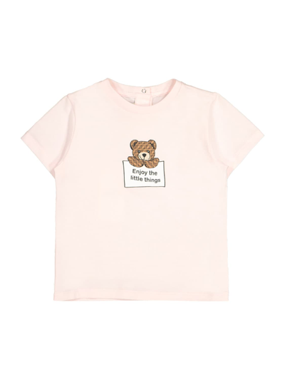 Shop Fendi Kids T-shirt For Girls In Pink