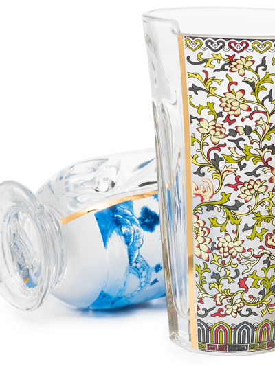 Seletti Multicoloured Hybrid Clarice Glasses Set In Neutrals