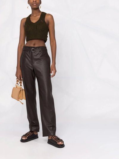 Ulla Johnson Women's Belle Crochet Bra Top In Grün