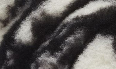 Shop Ugg ® Fluff Yeah Genuine Shearling Slingback Sandal In Black/ Black/ Black