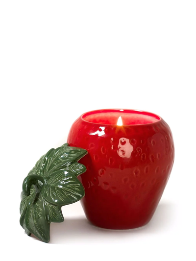 Shop Jw Anderson Strawberry Candle In Red