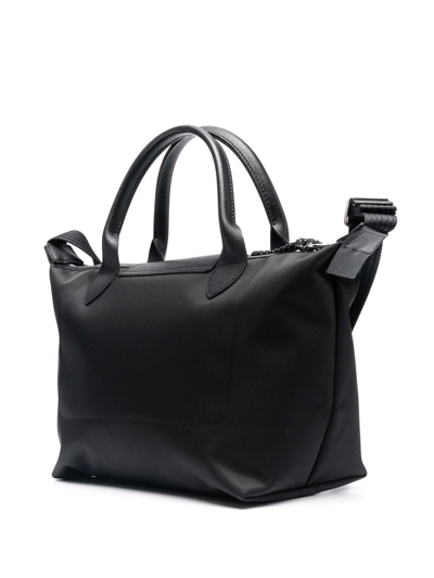 Longchamp Le Pilage Energy Top Handle Shoulder Bag In Black