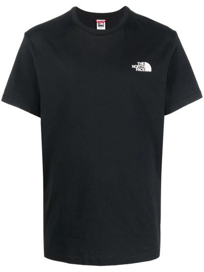 Shop The North Face Logo-print T-shirt In Black