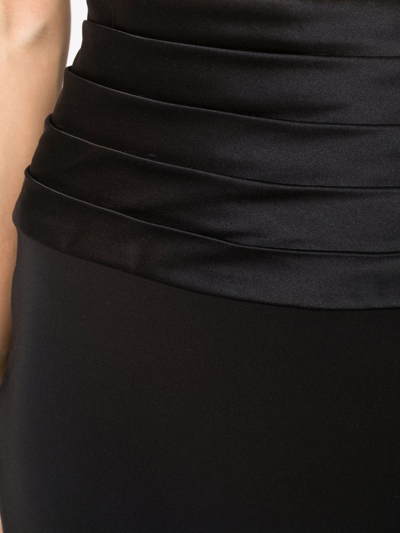 Shop Monot High-waist Maxi Skirt In Black