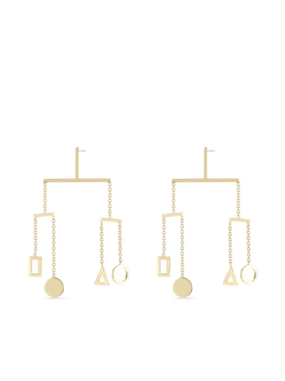 Shop Mateo 14kt Yellow Gold Kinetic Object Mobile Single Earring
