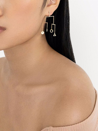 Mateo 14kt Yellow Gold Kinetic Object Mobile Single Earring In Gold