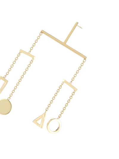 Mateo 14kt Yellow Gold Kinetic Object Mobile Single Earring In Gold