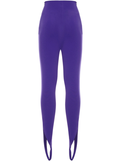 Shop Attico The  Trousers Purple