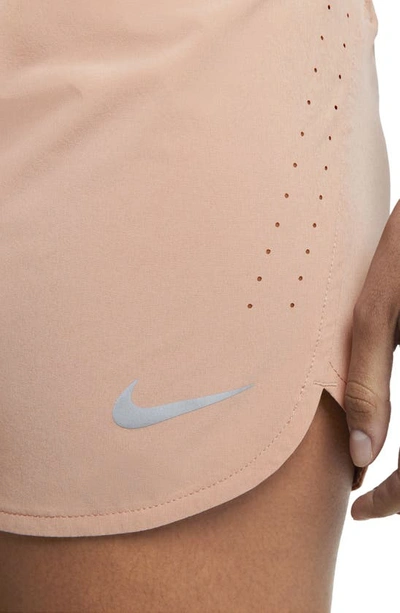 Shop Nike Eclipse Running Shorts In Rose Whisper