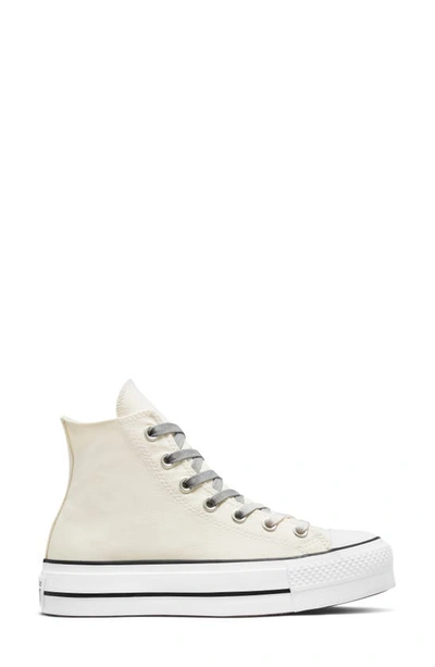 Shop Converse Chuck Taylor® All Star® Lift High Top Platform Sneaker In Egret/sage/white