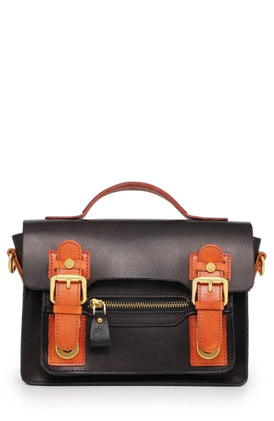 Shop Old Trend Aster Mini Leather Satchel In Black