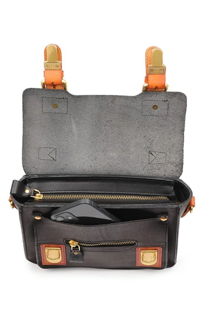 Shop Old Trend Aster Mini Leather Satchel In Black