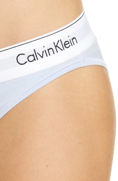 Shop Calvin Klein Modern Cotton Bikini In C5r River