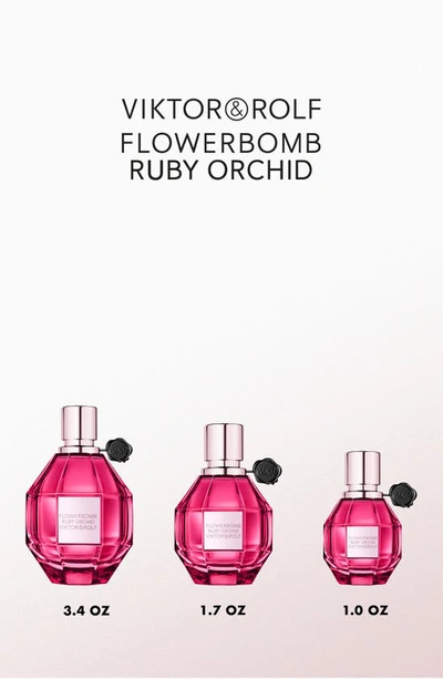 Shop Viktor & Rolf Flowerbomb Ruby Orchid Eau De Parfum, 3.4 oz