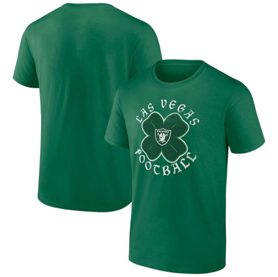 Shop Fanatics Branded Kelly Green Las Vegas Raiders Celtic Clover T-shirt