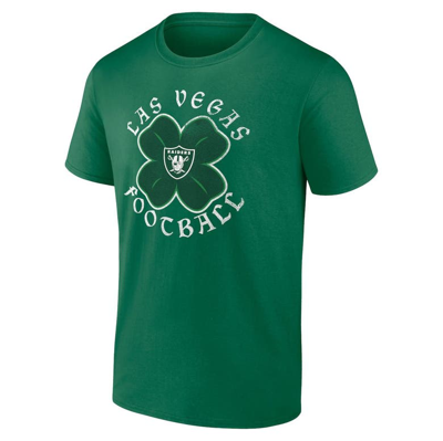 Shop Fanatics Branded Kelly Green Las Vegas Raiders Celtic Clover T-shirt