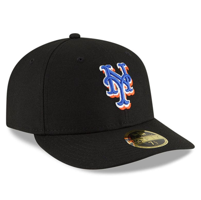 New Era Men's Black New York Mets Cooperstown Collection Turn Back The ...