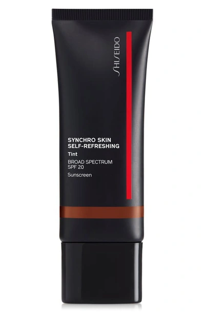 Shop Shiseido Synchro Skin Self-refreshing Tinted Moisturizer Spf 20 In 525 Deep Kuromoji