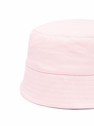 Shop Kenzo Logo-embroidered Hat In Pink