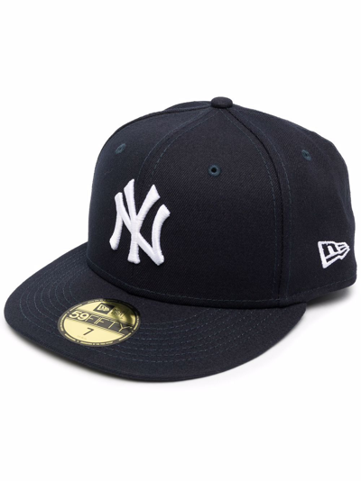 Shop New Era New York Yankees Flat Cap In Blue
