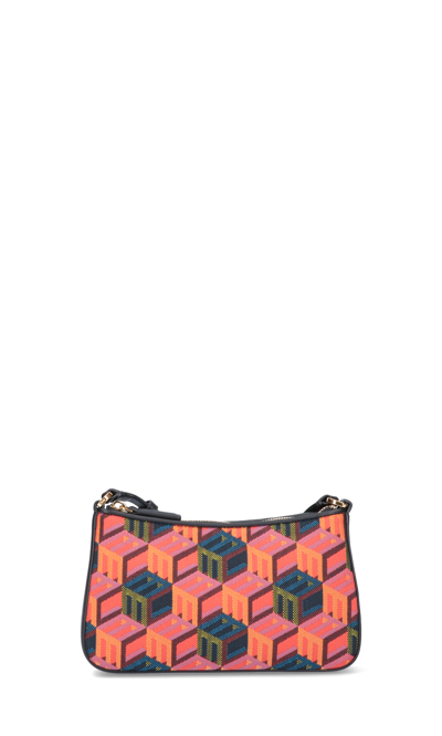 Shop Mcm 'cubic Monogram' Mini Shoulder Bag