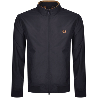 Shop Fred Perry Brentham Jacket Navy