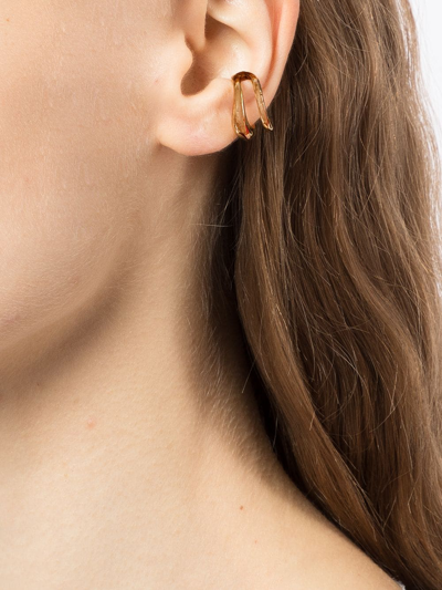 Shop Alan Crocetti Cut Out-detail Ear Cuff In Gold