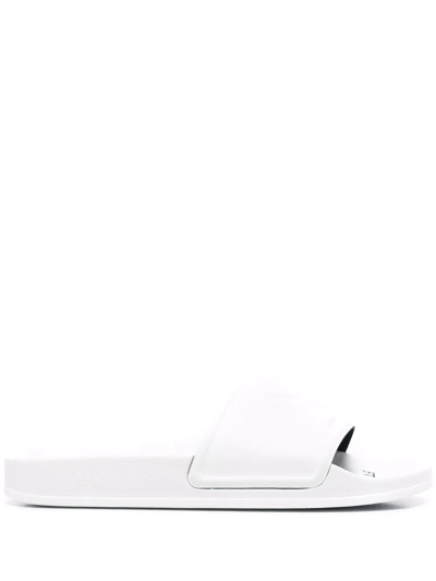 Shop Off-white Arrows Logo-embossed Slides In White